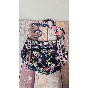 Vera Bradley Hipster Bag Ribbons Pattern Adjustable Strap Purse